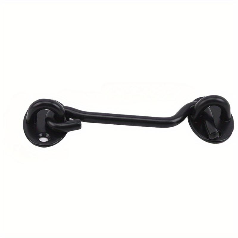 

Door Lock for No Drilling, Window and Door Hanger, Black Room Door Lock, Bathroom Simple Door Buckle чорний