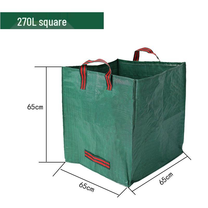 Thickened Large Capacity Square Compost and Leaf Waste Storage Bag