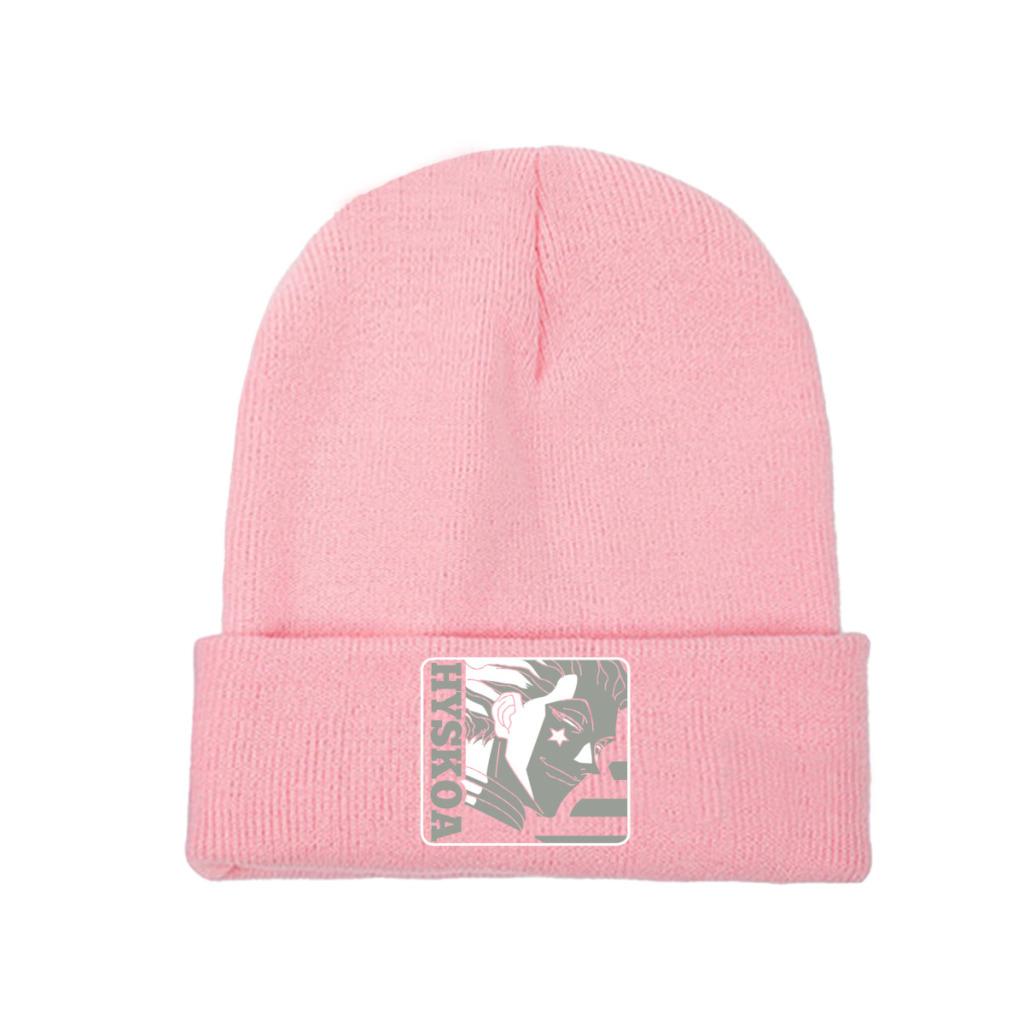 Anime Hunter X Hunter Hisoka Knitted Hat for Women Unisex Skullies Beanies Winter Hats Polyester HXH Hip Hop Melon Cap