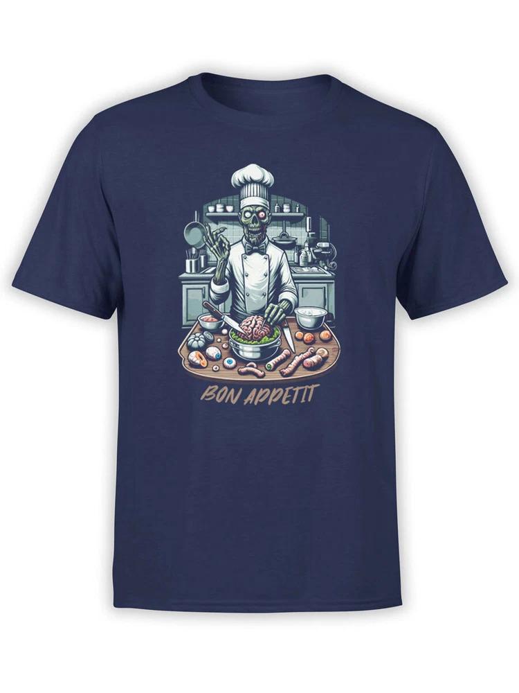 Fantucci Unisex Zombie Collection Bon Appetit TShirt S