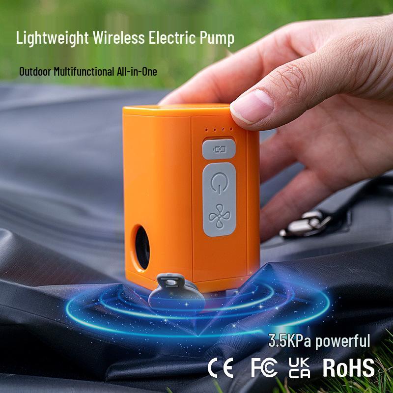 Dual-Use Wireless Charging Inflator Pump for Air Mattresses, Swimming Rings & Vacuum Storage Bags