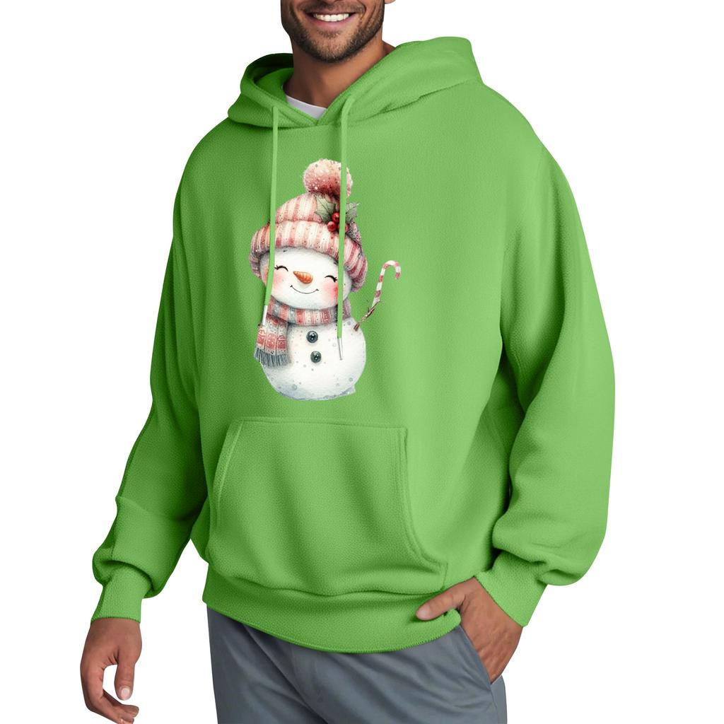 Men's Hooded Sweatshirt, Contrasting Color Sweatshirt, Sports   Casual Jacket