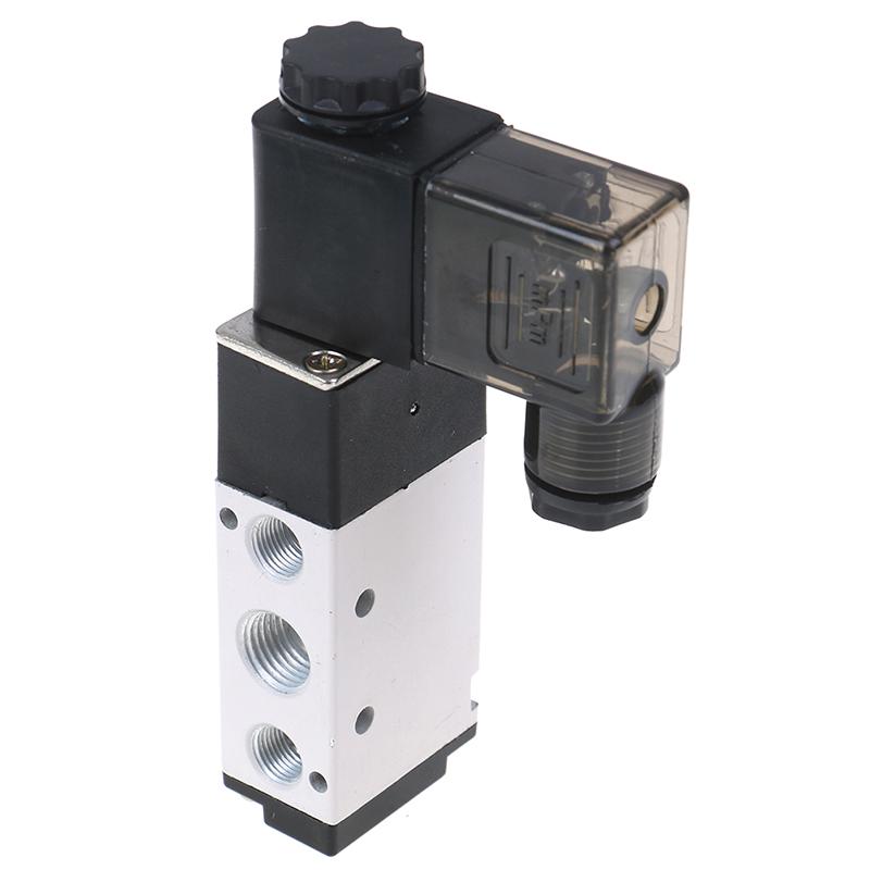 1Pc  5 Way 2 Position 1/4'' Airtac Solenoid Valve 4V210-08 DC24V