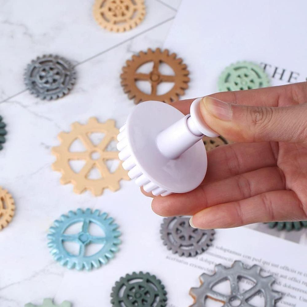 Ausstechformen, für Cupcake-Dekoration Kunststoff Zahnrad Ausstechformen Steampunk Form Fondant Kuchenformen Ausstecher
