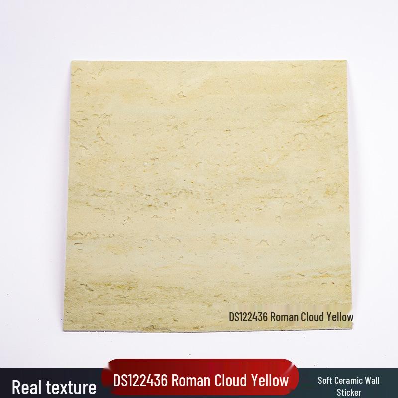 Weiche Keramik Flexible Travertin 3D Wandaufkleber, Biegsame PU Stein Haut für Außenwände