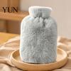 Explosion Proof Water Bag Hot Bottle with Plush Cover, 500/1000/2000ML Leak-proof Bag, Reusable Pouch Cold Compress for Shoulder, Back, Hand,