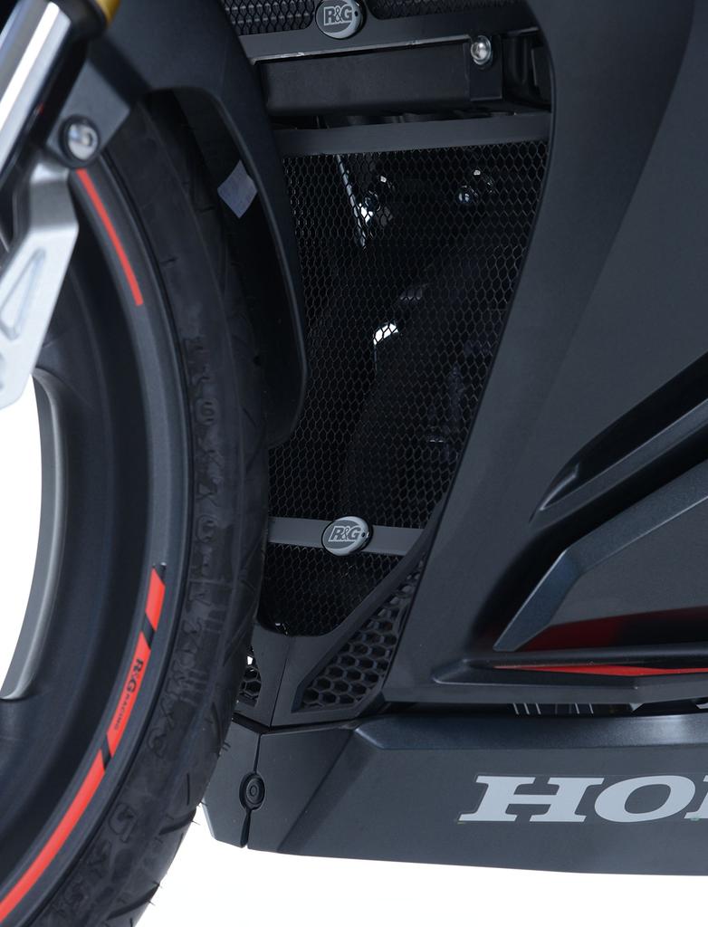 Downpipe Grill for CBR250RR R&G Guard, Black, (2017-), RG-DG0024BK