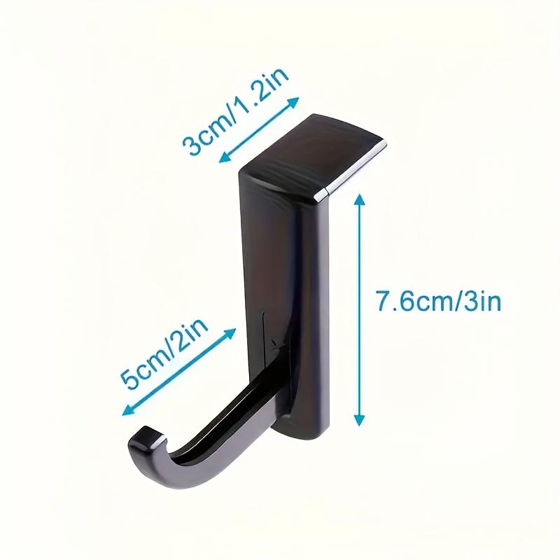 1pc Traditional Plastic Earphone Hook, Self-Adhesive, Wall Mount, Easy Install, for Home and Office Computer Storage, Utility Hooks