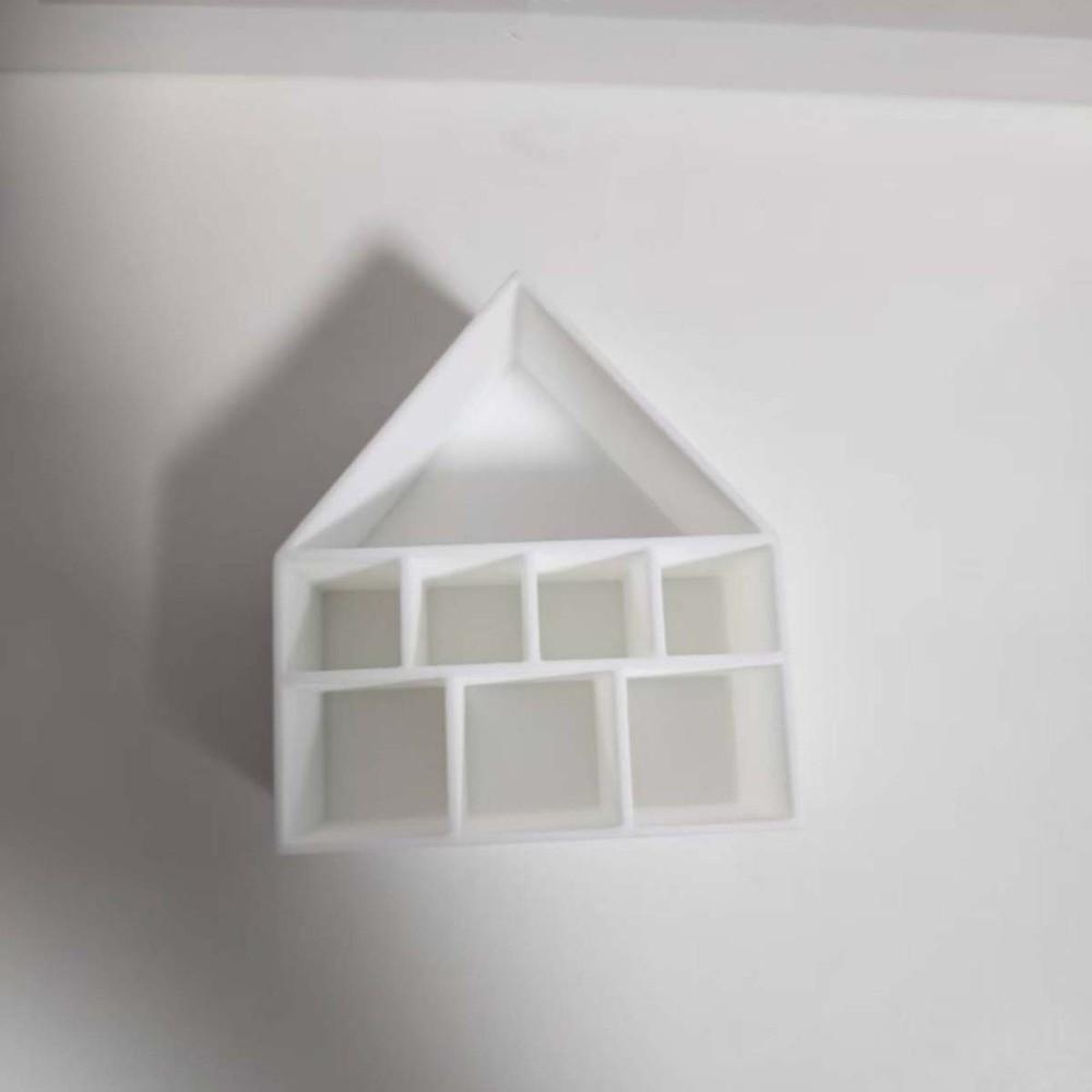 1pc / 2pcs / 3pcs White / Red Ring Necklace Organizer Earrings Storage Box  Desktop Decor