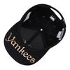 MLB Wool Blend Baseball Caps CP85 Unisex Black/Gold Fashion 32CP85111-50Q