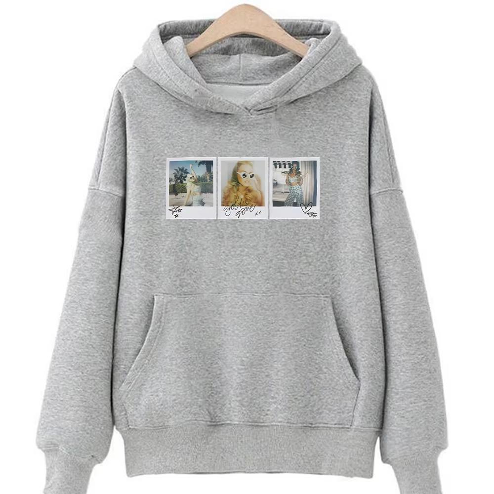 Mikina s kapucí Freya Skye Polaroid Graphic Print Hoody Pánská Dámská Streetwear Hip Hop Harajuku Y2K Móda Pulovr Volná Ležérní Oversized Dlouhý rukáv