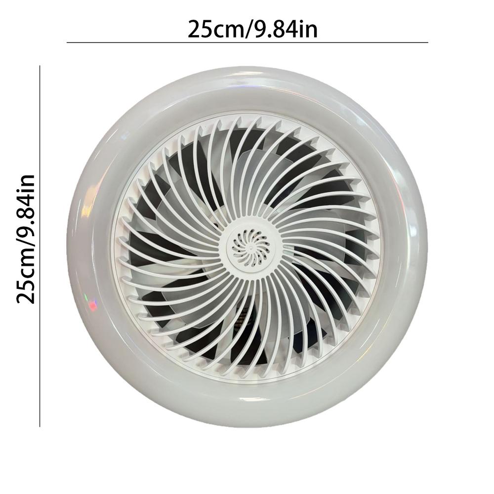 LED Ceiling Fan Screw In Small Socket Ceiling Fan Bedroom Fan Lamp Adjustable Fan Lights Ceiling Fixtures Ceiling Fan for Kids