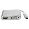 TypeC to HD Multimedia Interface VGA Video Converter Adapter Dock for Phones Laptops