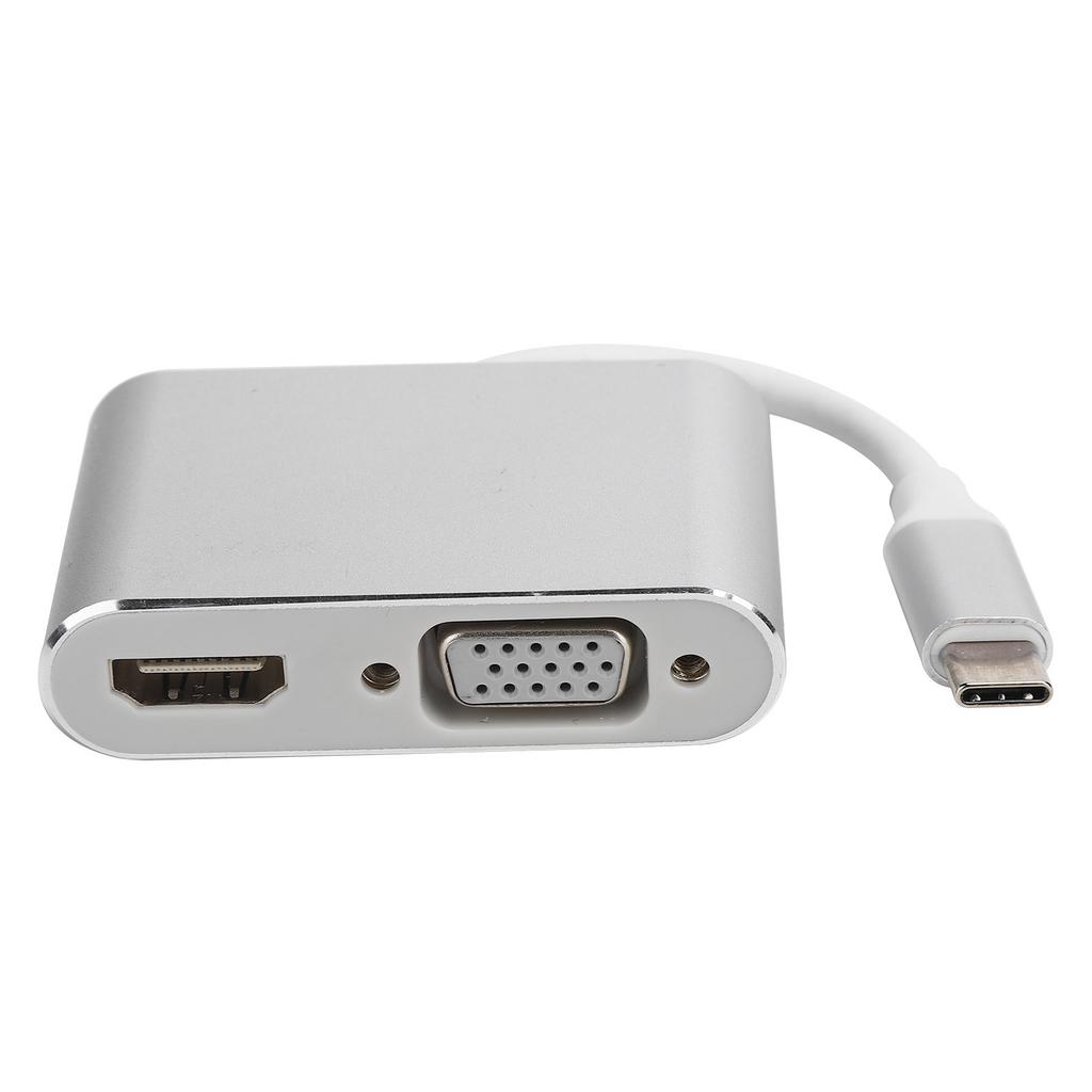 TypeC to HD Multimedia Interface VGA Video Converter Adapter Dock for Phones Laptops