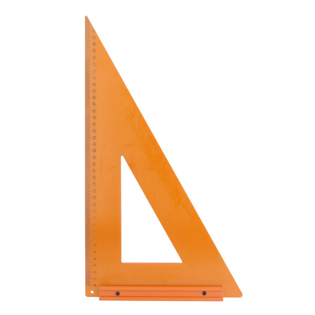Woodworking Triangle Ruler 40x23cm Engineering Plastic High Accuracy 90 Degrees  Right Angle Carpenter