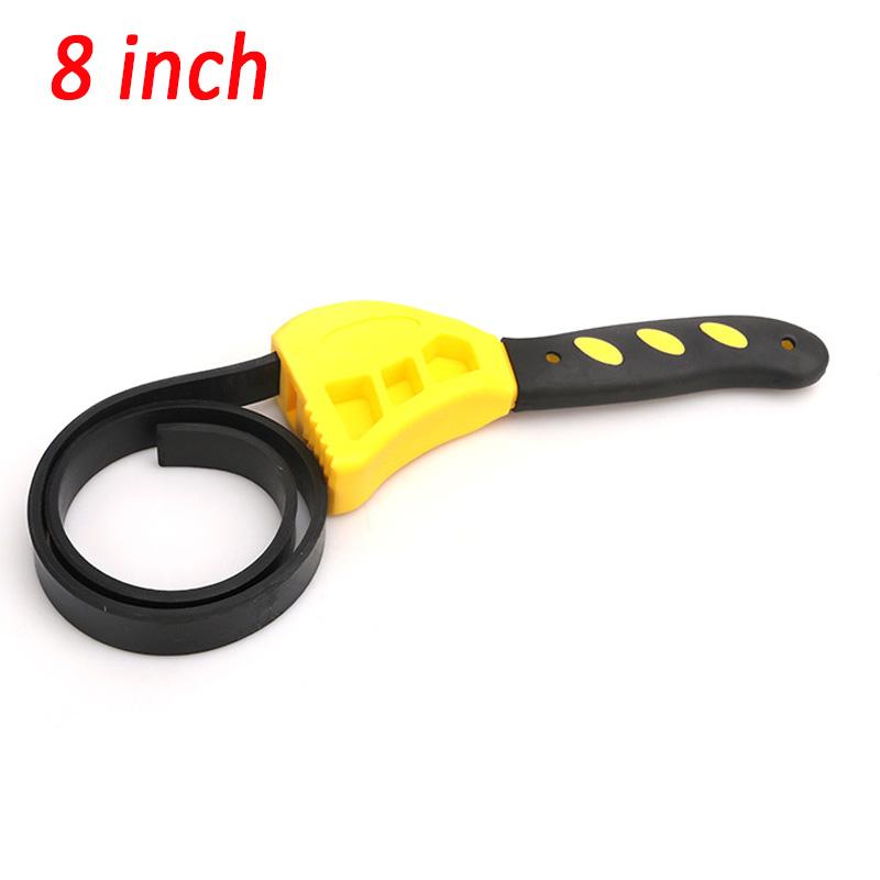 Belt Wrench Oil Filter Puller Strap Spanner Chain Wrench Strap Opener Adjustable Strap Opener Cartridge Disassembly Tool