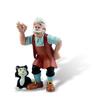 Figurine Gepetto - BULLYLAND - Pinocchio - Hauteur 8 Cm - Marron - Multicolore - Enfant - Mixte - Figurine