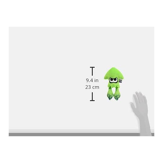 Splatoon 2 All Star Collection Squid Neon Green (S) Plush - 23cm