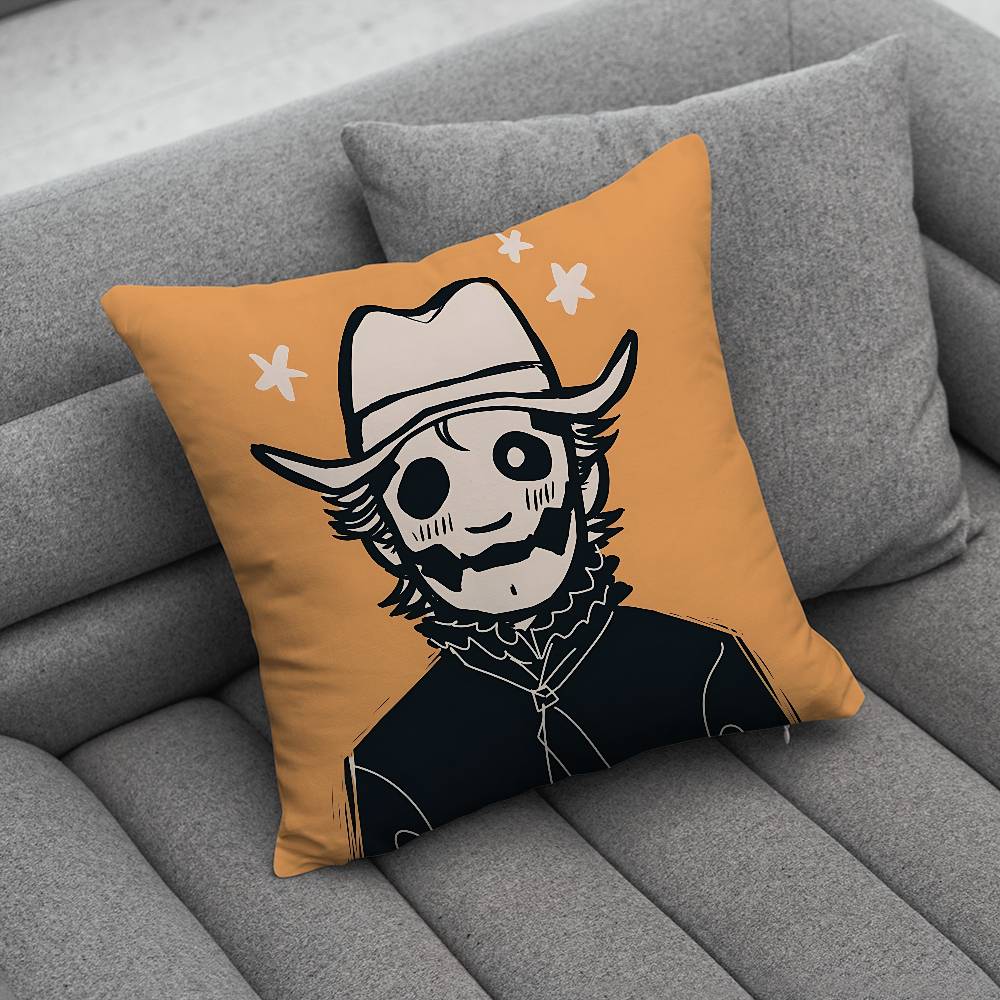 Classic Rock Band Cartoon Ghost Pillow Case Pillowcase Home Sofa Cushions Car Cushions Pillowcover Office Pillowshell Pillow