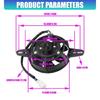Upgraded Motorcycle Radiator Cooling System Fan For 150cc 250cc Bikes With Lightweight ABS Construction And High Airflows