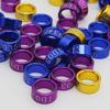 50 Pcs Dove Bands Bird Foot Ring Species Identify Training Rings Pet Bird Label Sign for Pigeon Chicks Small Poultry Supplies