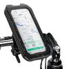 Bike Phone Mount Waterproof Motorcycle Phone Holder Handlebar Mount Touch-Screen 360° Rotation Bike Phone Holder