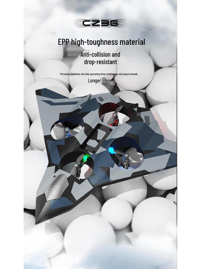 Remote Control Sixth Fighter Model Airplane - Drop-Resistant Toy Drone for Kids