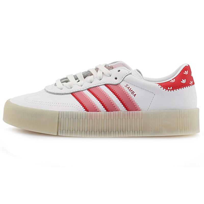 Adidas Originals Sambarose White Red Women's Sneakers FY3118