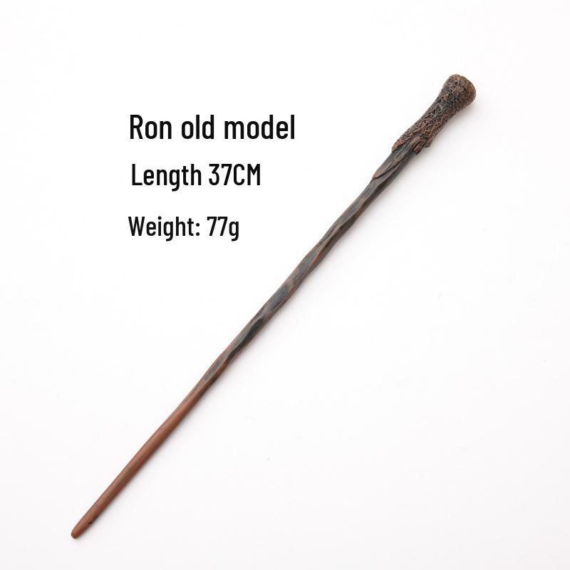 Harry & Hermione Premium Magic Wand Set - Finely Carved Metal Heart Core.