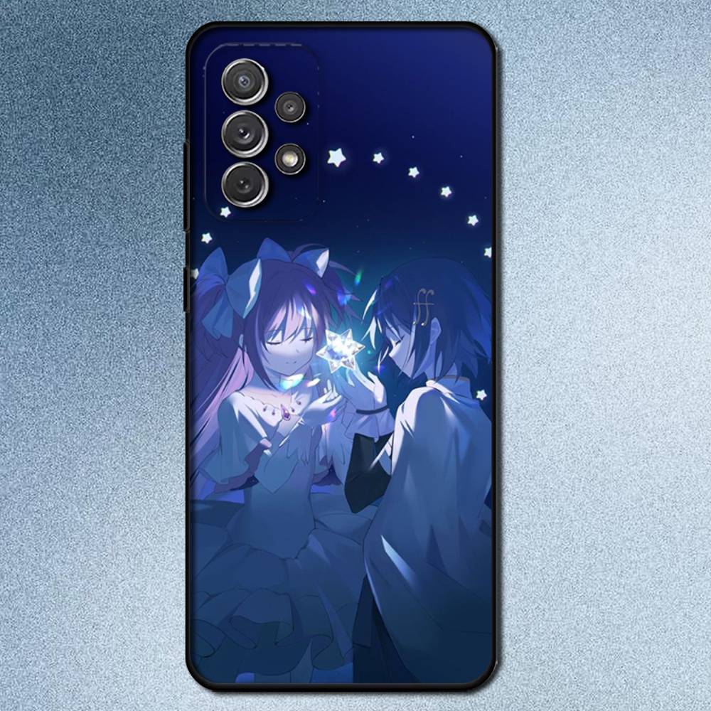 Madoka M-Mahou Shoujo Phone Case For Samsung S25,S24,S21,S22,S23,S30,Ultra,S20,Plus,Fe,Lite,Note,10,9,5G Black Cover
