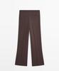 Masimodutti Pocket Detail Bell-Bottom Pants