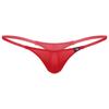 Mens Low Rise Thong Underwear Solid Color Elastic Waistband G String Soft Stretch Fabric for Daily Comfort Fit