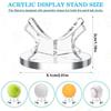 Acrylic Basketball Stand Display Transparent Golf Balls Holder Baseball Display Rack  For Memorable