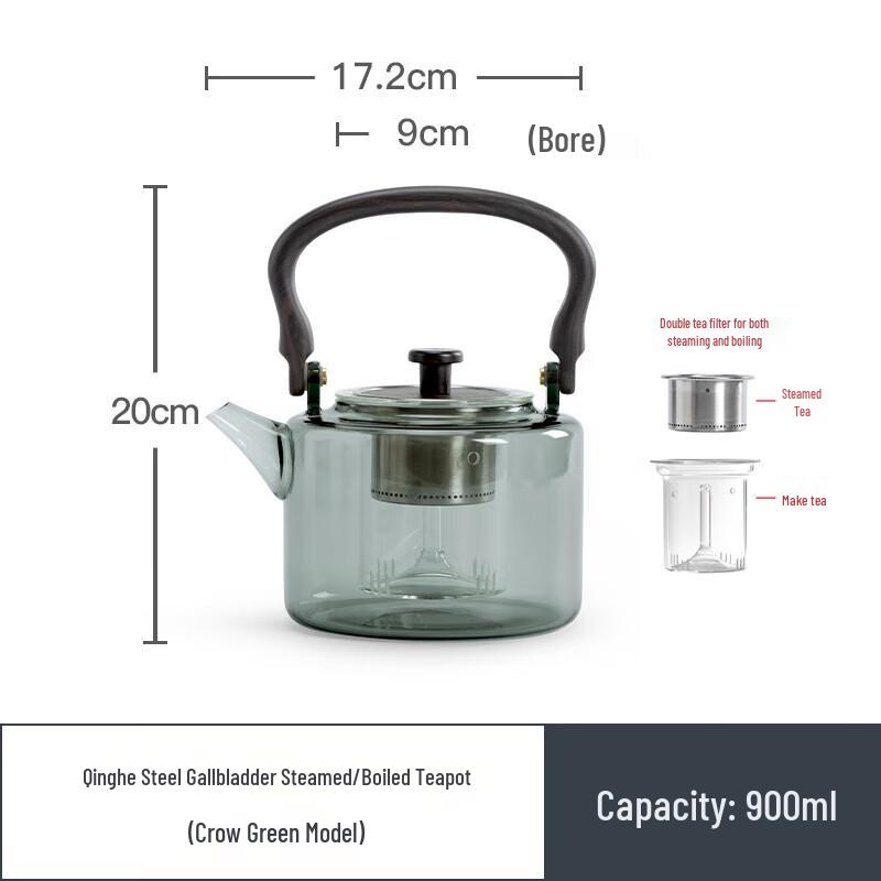 Nanshan Gentleman Heat-Resistant Glass Tea Kettle Set