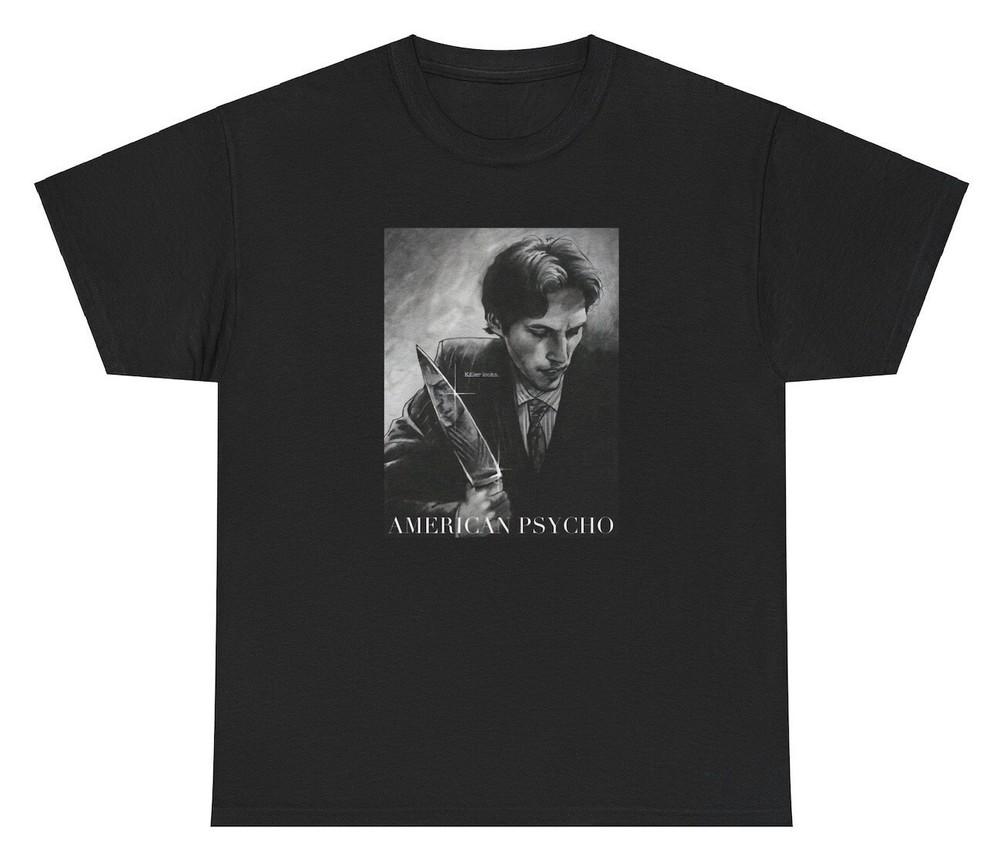 Футболка Jerma Футболка Jerma985 в стиле Американского Психо Проклятая Странная Мем Мерч Футболка Унисекс XL