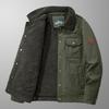 Z3166 #Fleece Cotton-Padded Jacket, Cotton Jacket, Men'S Casual Fleece Thickened Jacket, Lapel And Cotton Men'S Clothing