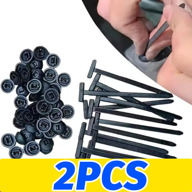 Push Mount Cable Tie Nylon Wire Harness Fastener Clip Self Locking Head For Car Auto Bumper Fender Engine Cover Retainer Buckle