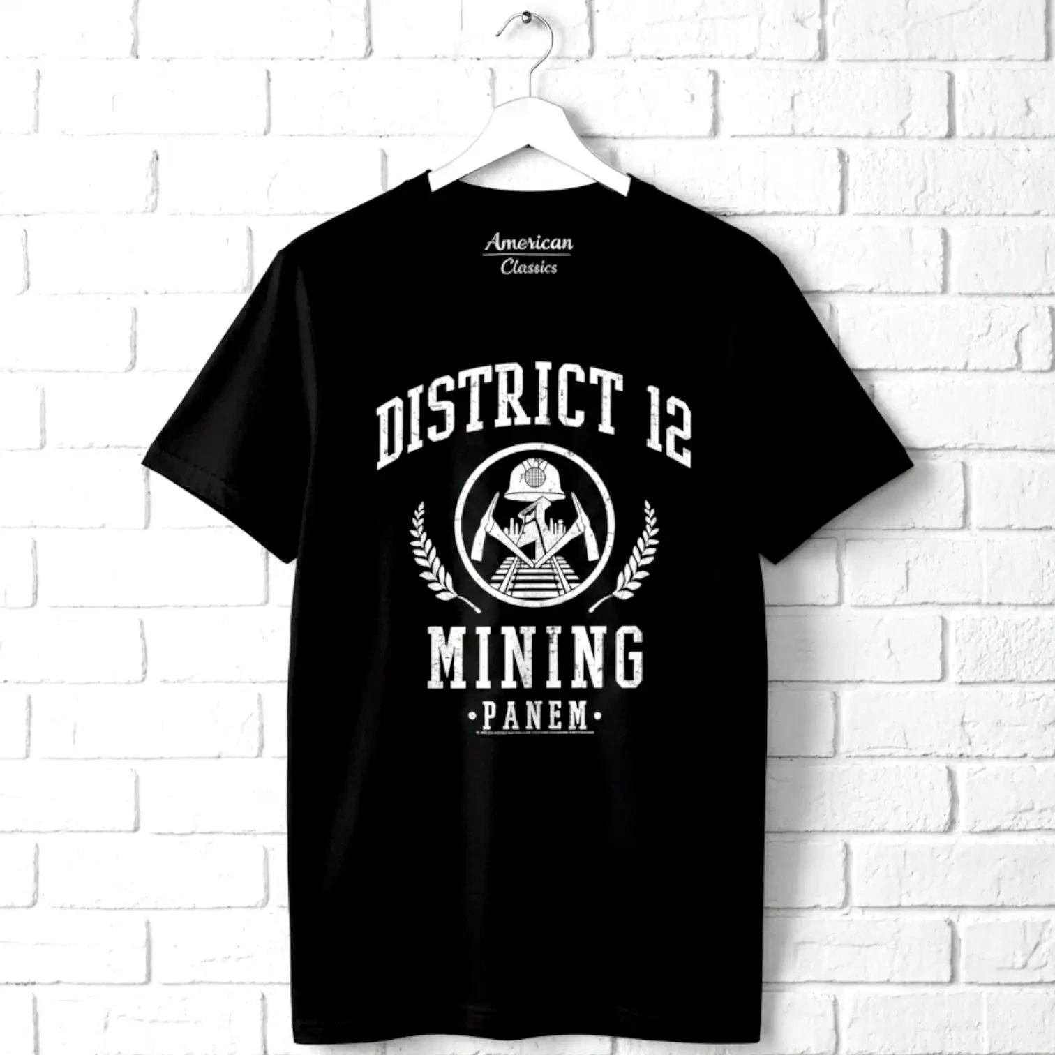 Hunger Games District 12 Mining Panem Men s T Shirt XS