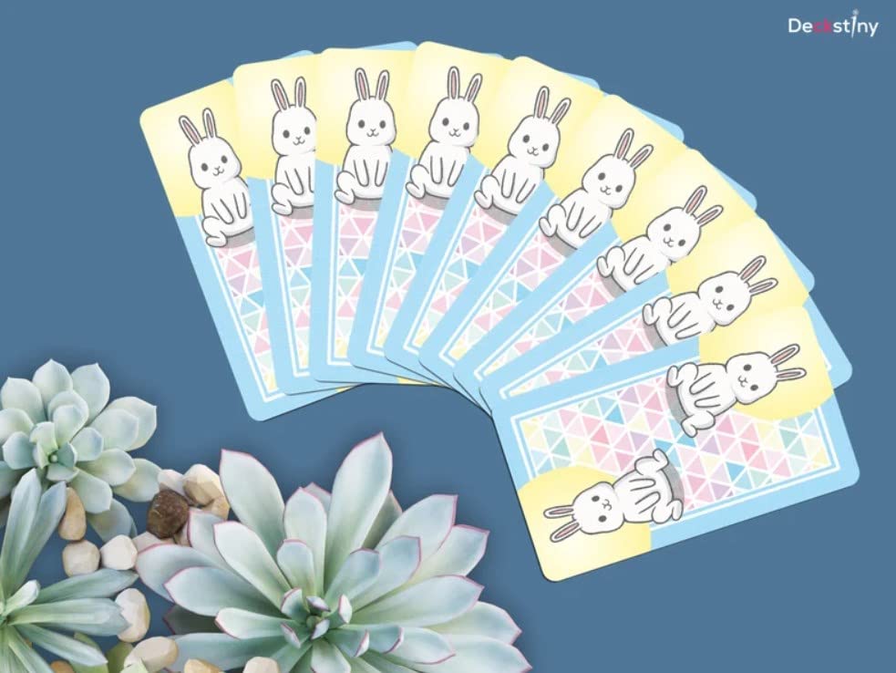 Kancharo Oracle Cards 24 Pieces Tarot Fortune Telling Bun Rune Cards Chubby Bun Rune Japanese Oracle Card Basic Instructions Pouch Included [Chubby