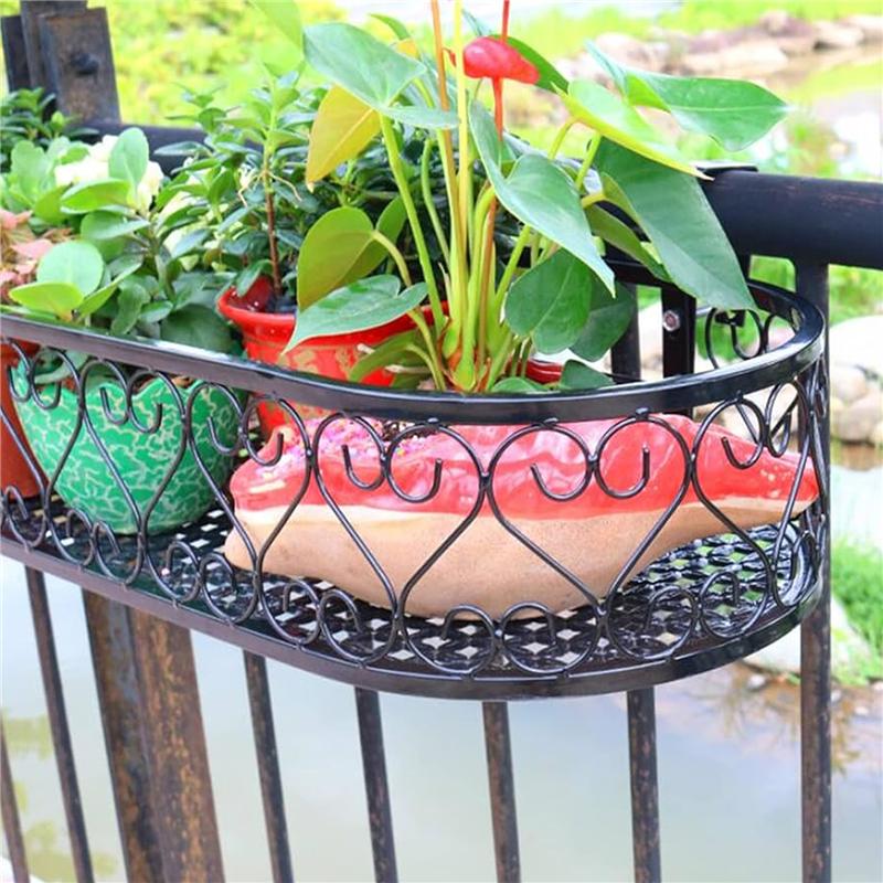 AD23-12PCS Plant Hooks Hangers Garden Over Fence Hooks For Hanging Baskets, Wall Hanging Fence Hooks For Lights