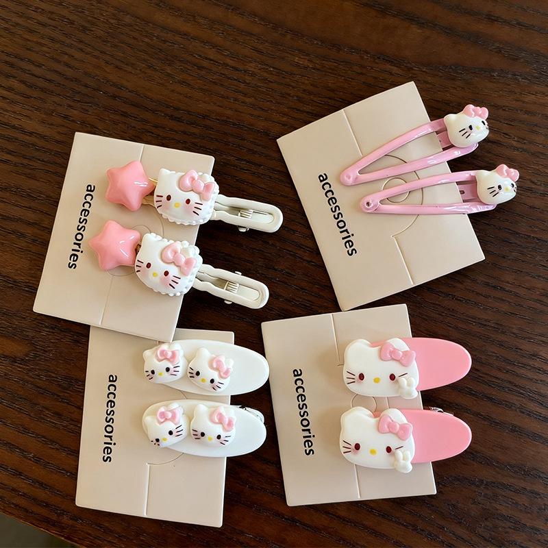 Chubby KT Star Wave Cute Cartoon Girly Hair Clip