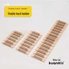Solid Wood Cat Climbing Ladder with Jute Scratch Board and Stairs