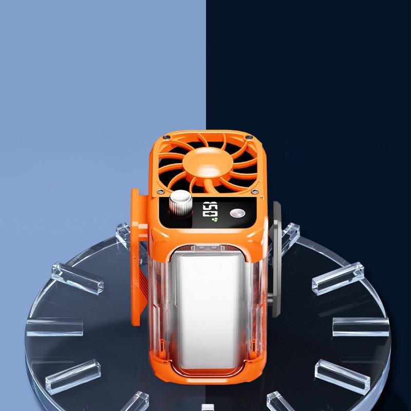 QL High-Speed USB Rechargeable Waist Fan with Large Airflow for Construction Sites