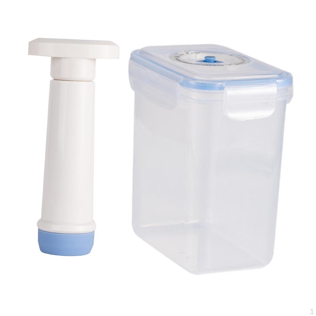 Food Preservation Container with Vacuum Pump for Meal Prep And Storage