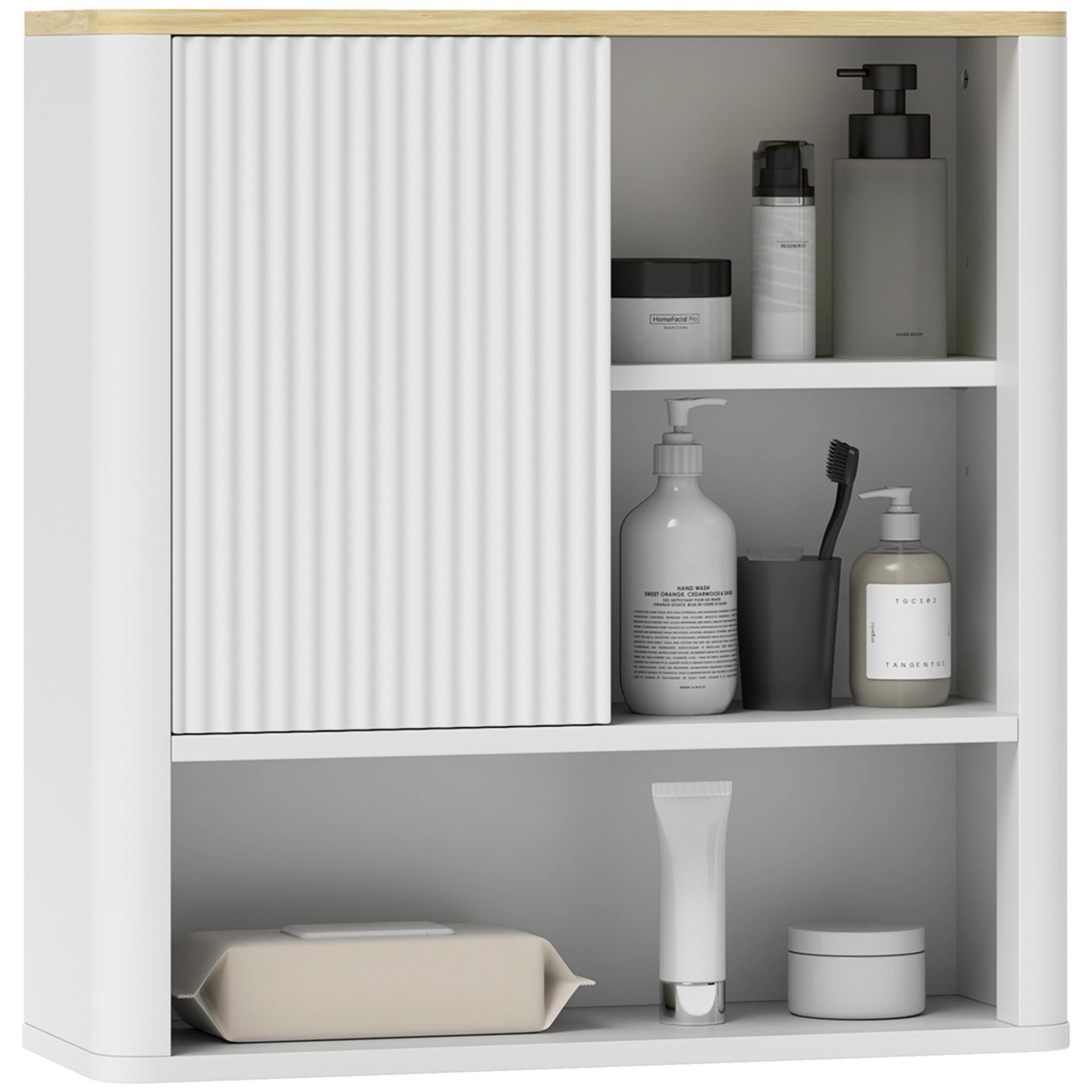Wall Bathroom Cabinet with Sliding Door