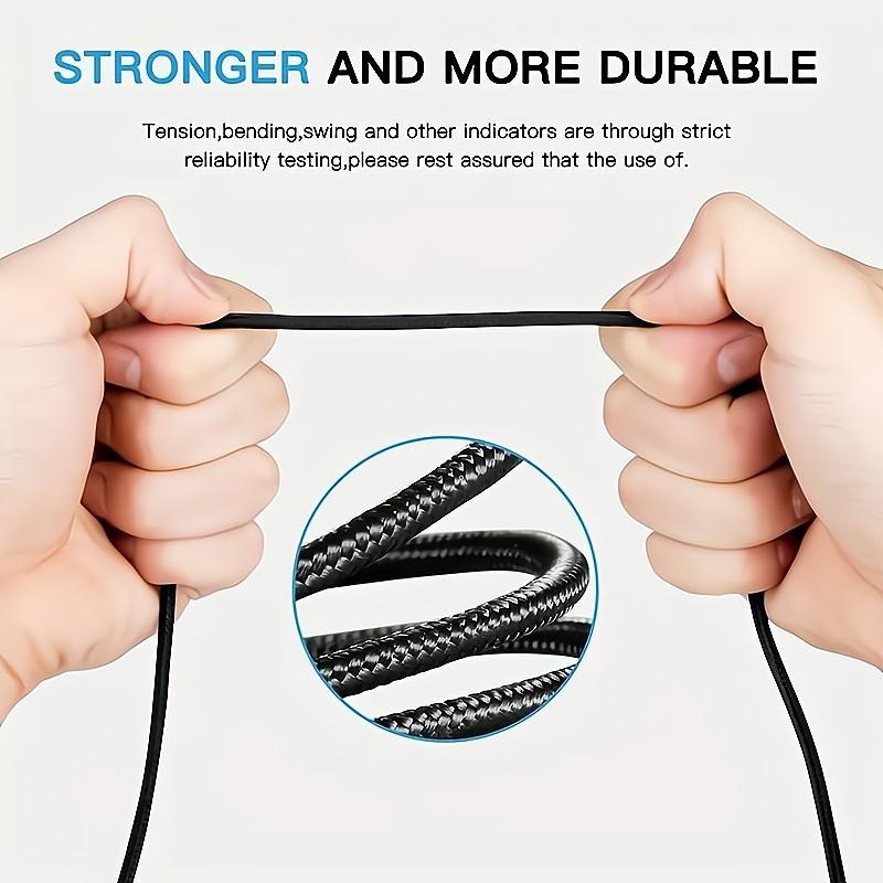 Digital Cables 3.3ft/6.6ft/9.9ft High-Speed USB Type-C Fast Charging Cable For Android Phones - Compatible With Samsung, Redmi, OnePlus, And Xiaomi