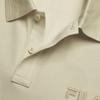 FILA Heritage Minimalist Casual Solid Color Cooling Polo Shirt Men tops Autumn-Brown F11M628101FLK