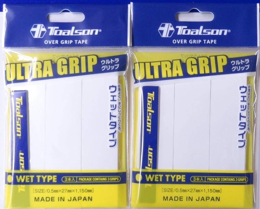 TOALSON Ultra Grip White x (3-pack) 2-pack