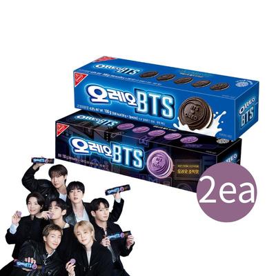 Oreo X BTS Limited Edition Brown Sugar Pancake Flavor Cookies 100g X 2Ea