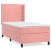 3132530 vidaXL Divan Bed and Mattress Pink 80x200 Cm Velvet